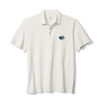 Men's Tommy Bahama White Penn State Nittany Lions Palm Dunes IslandZone Polo