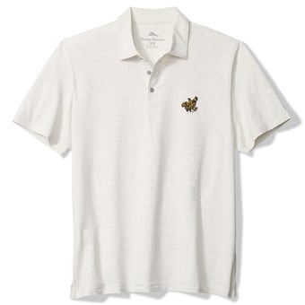 Men's Tommy Bahama White Iowa Hawkeyes Palm Dunes IslandZone Polo