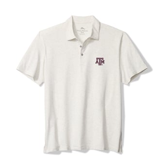Men's Tommy Bahama White Texas A&M Aggies Palm Dunes IslandZone Polo