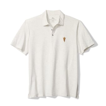 Men's Tommy Bahama White Arizona State Sun Devils Palm Dunes IslandZone Polo