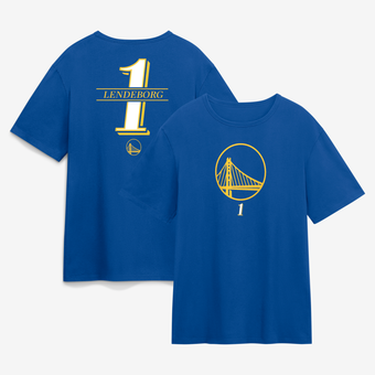 Men's Yaxel Lendeborg Royal Golden State Warriors In the Paint Legacy T-Shirt