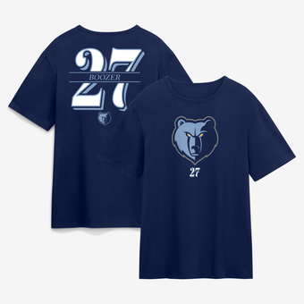 Men's Cameron Boozer Navy Memphis Grizzlies In the Paint Legacy T-Shirt