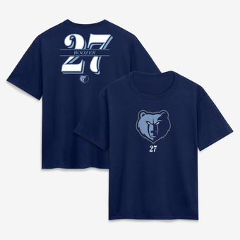 Women's Cameron Boozer Navy Memphis Grizzlies In the Paint T-Shirt