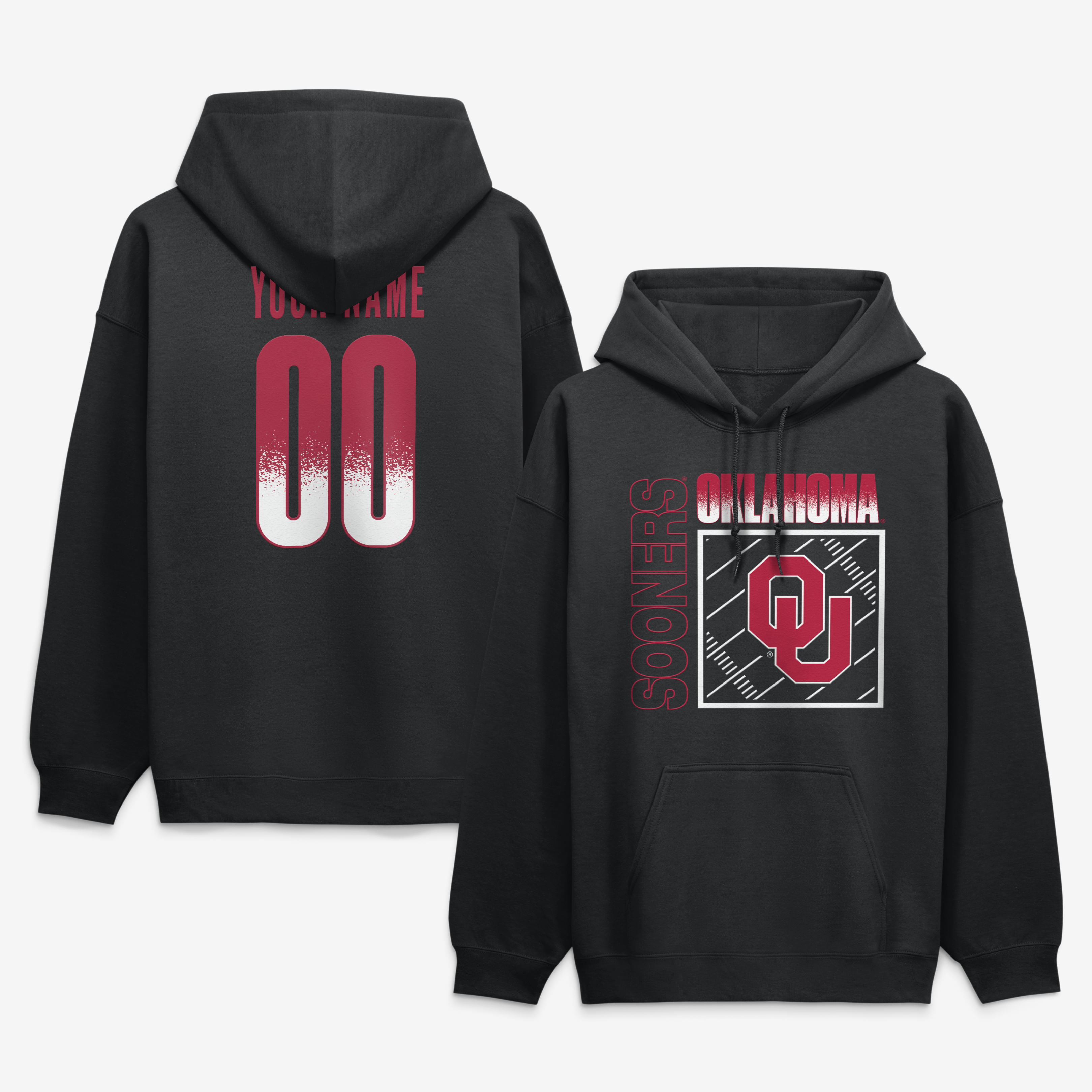 Men’s Black Oklahoma Sooners Big & Tall Home Field Pop Personalized Any Name & Number Hoodie Men’s Black Oklahoma Sooners Big & Tall Home Field Pop Personalized Any Name & Number Hoodie
