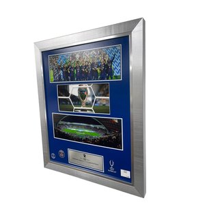 Edition Limitée PSG - Affiche collector sous cadre avec filet de but Supercoupe de l'UEFA 2026  - 50 x 40 cm, vue 3