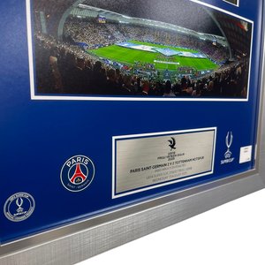 Edition Limitée PSG - Affiche collector sous cadre avec filet de but Supercoupe de l'UEFA 2026  - 50 x 40 cm, vue 4