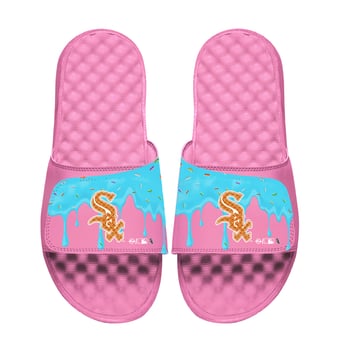 Unisex ISlide Pink Chicago White Sox  Ice Cream Drip Slide Sandals