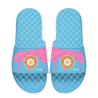 Unisex ISlide Blue Seattle Mariners  Ice Cream Drip Slide Sandals