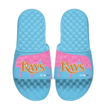 Unisex ISlide Blue Tampa Bay Rays  Ice Cream Drip Slide Sandals