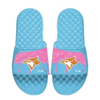 Unisex ISlide Blue Toronto Blue Jays  Ice Cream Drip Slide Sandals