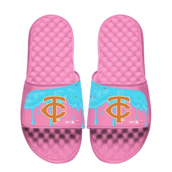 Youth ISlide Minnesota Twins  Ice Cream Drip Slide Sandals