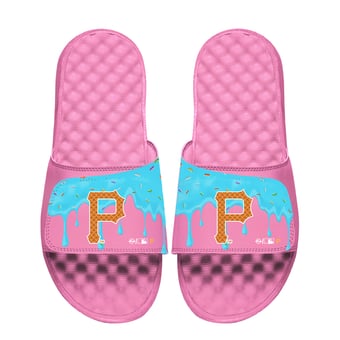 Youth ISlide Pittsburgh Pirates  Ice Cream Drip Slide Sandals