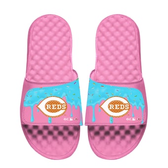 Youth ISlide Cincinnati Reds  Ice Cream Drip Slide Sandals