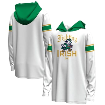 Youth Under Armour Kelly Green Notre Dame Fighting Irish Irish Wear Green ArmourFuse Hoodie