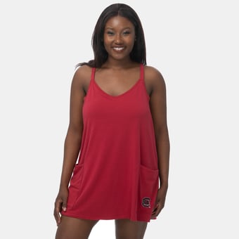 Women's ZooZatz Garnet South Carolina Gamecocks Active Pocketed Skort Dress