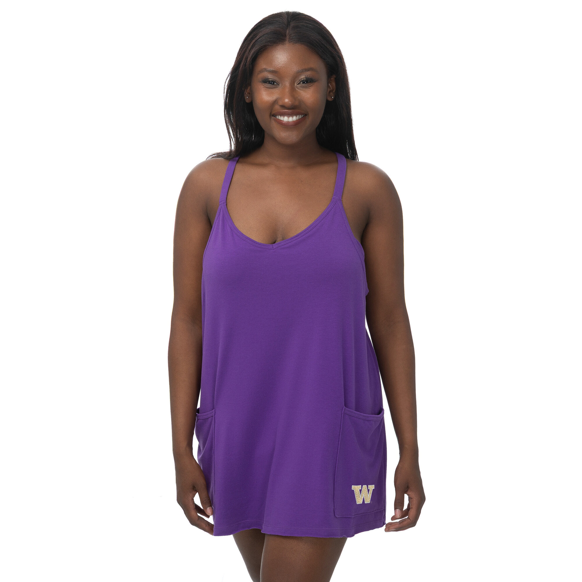 Women’s ZooZatz Purple Washington Huskies Active Pocketed Skort Dress Women’s ZooZatz Purple Washington Huskies Active Pocketed Skort Dress