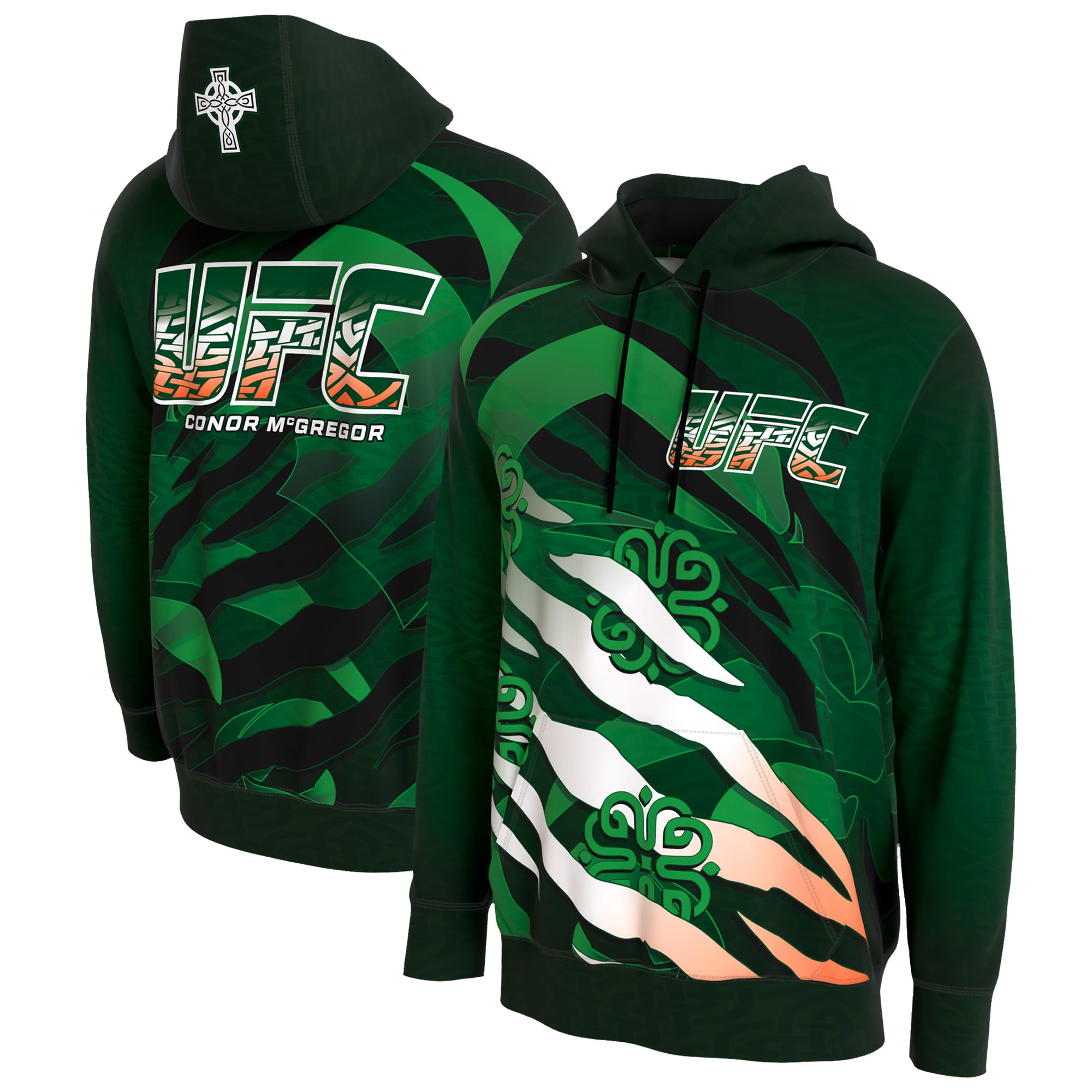 Men's ProSphere Green Conor McGregor UFC Hoodie