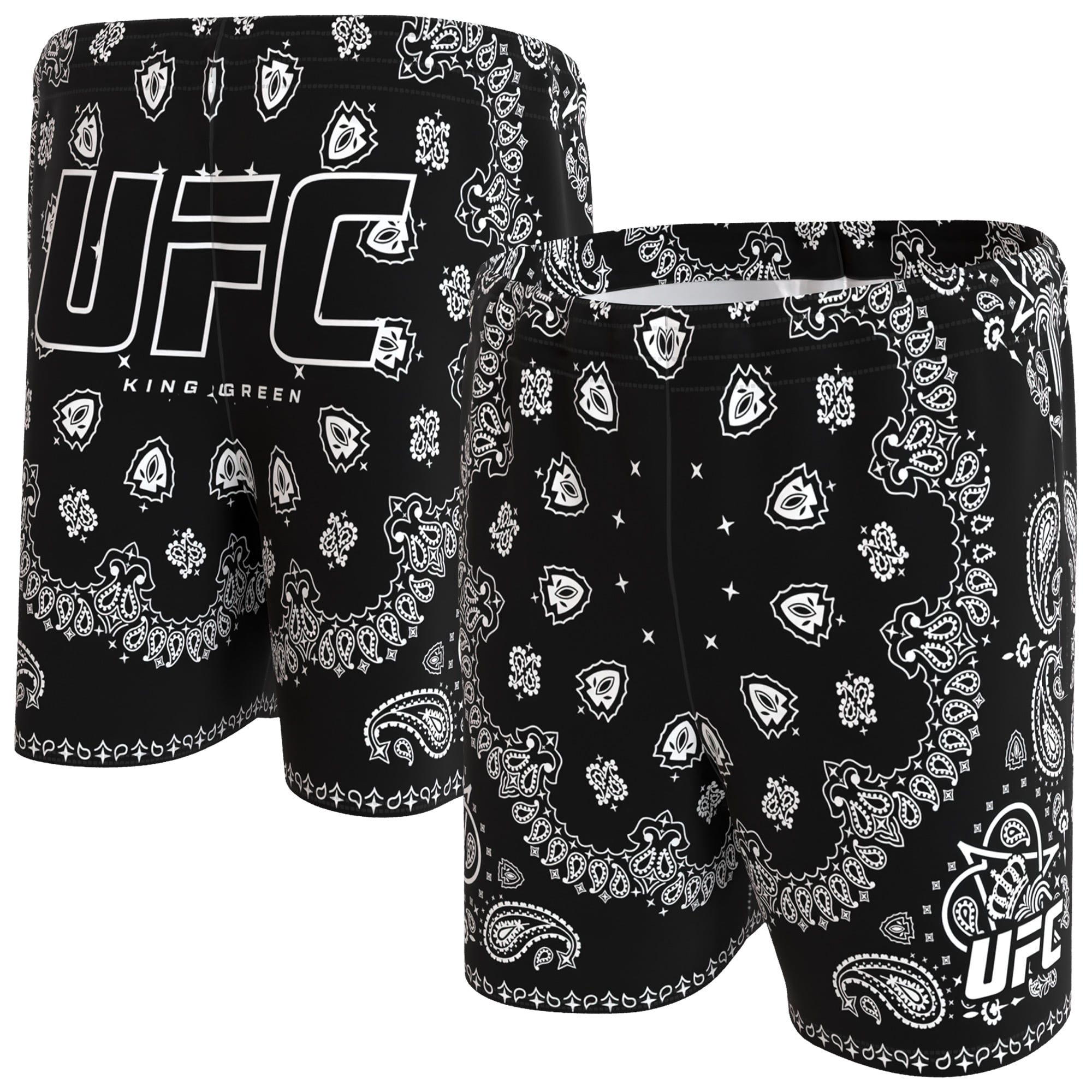 Unisex ProSphere Black King Green UFC Shorts