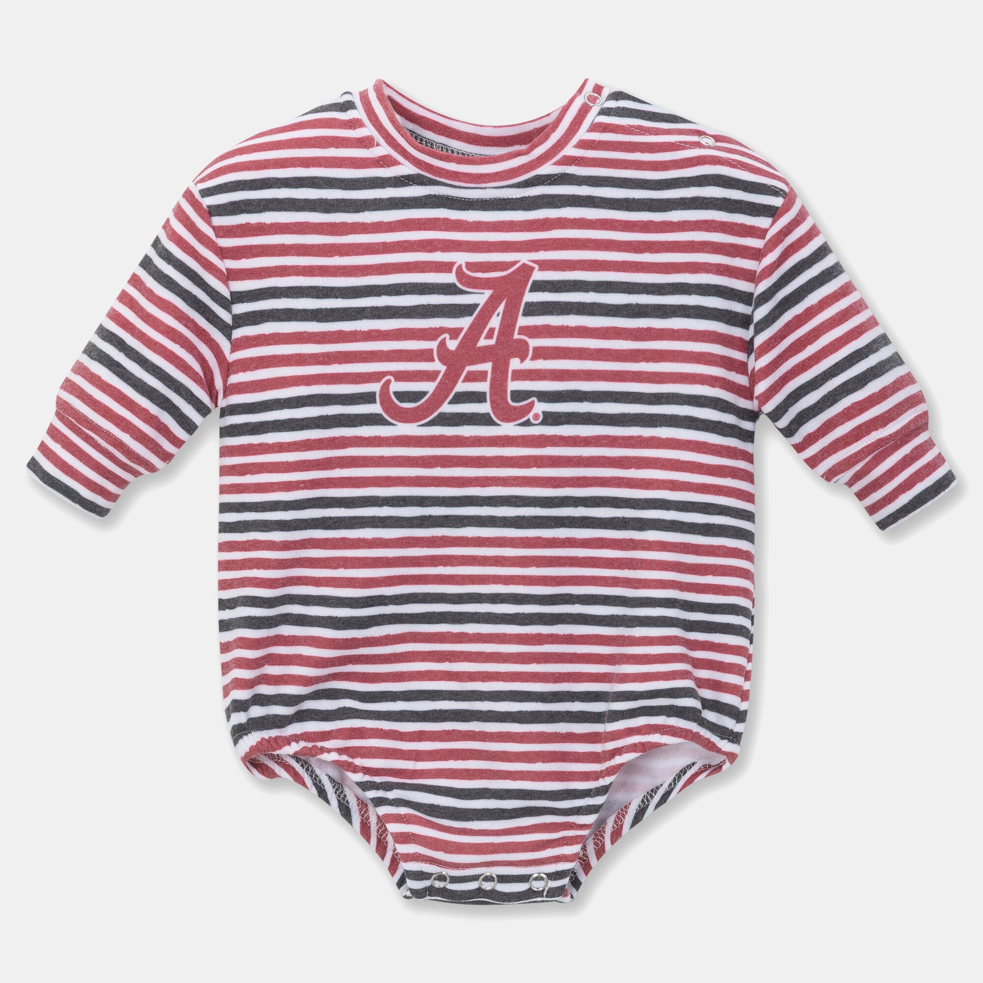 Newborn & Infant ZooZatz Crimson Alabama Crimson Tide Cozy Fleece Bodysuit