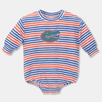Newborn & Infant ZooZatz Royal Florida Gators Cozy Fleece Bodysuit