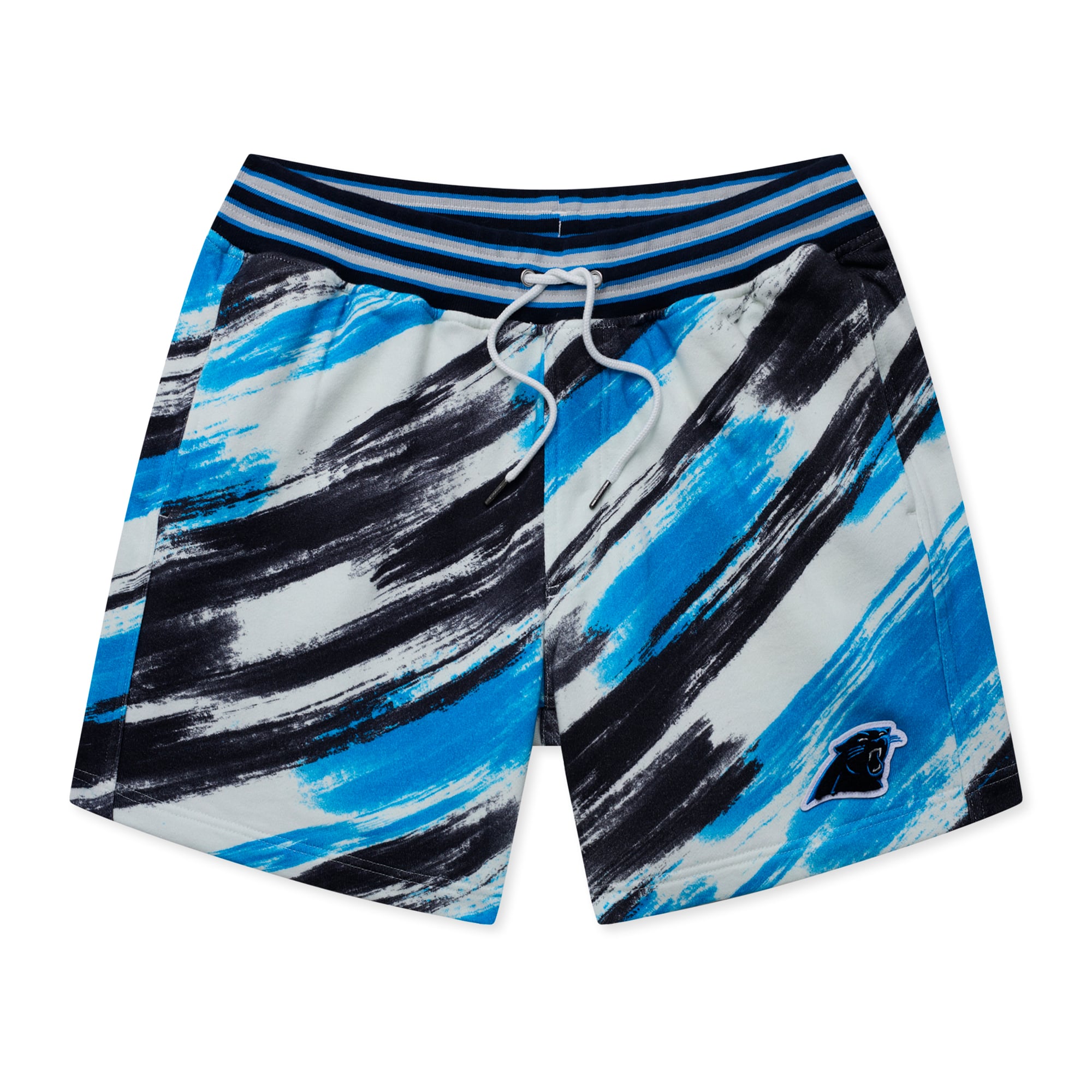 Men's Chubbies Black Carolina Panthers Color Blitz Comfort Shorts