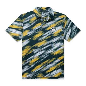 Men's Chubbies Green Green Bay Packers Color Blitz Polo