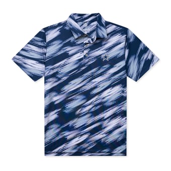 Men's Chubbies Navy Dallas Cowboys Color Blitz Polo