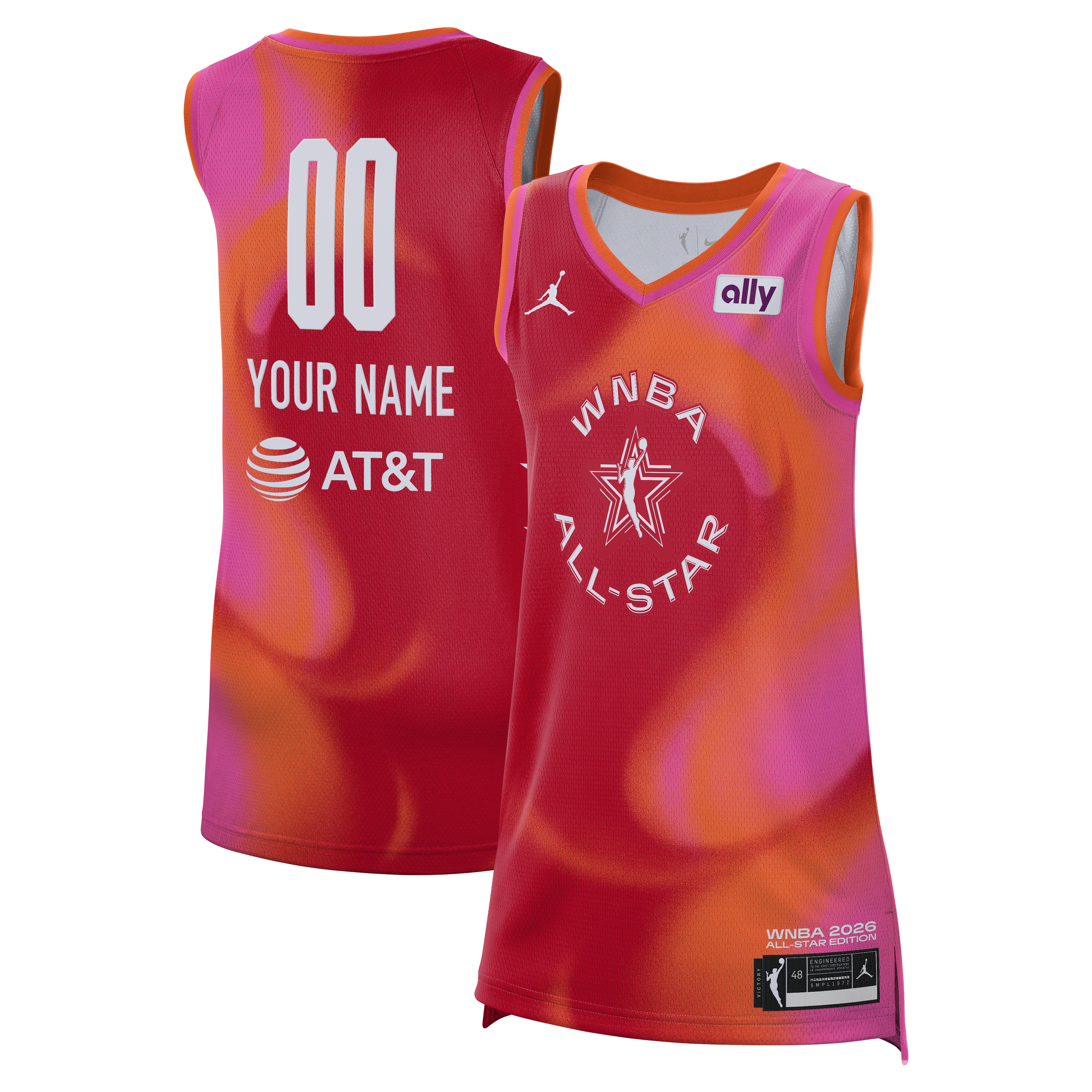 Unisex Jordan Brand Red 2026 WNBA All-Star Game Victory Custom Jersey