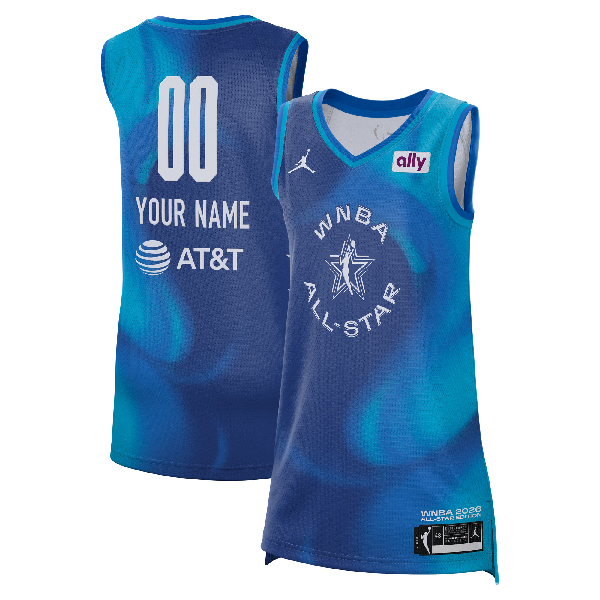 Unisex Jordan Brand Blue 2026 WNBA All-Star Game Victory Custom Jersey