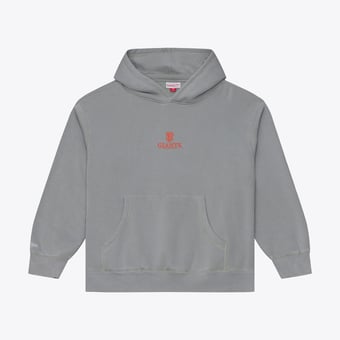 Men's Mitchell & Ness  Gray San Francisco Giants Core Essentials Fleece Hoodie
