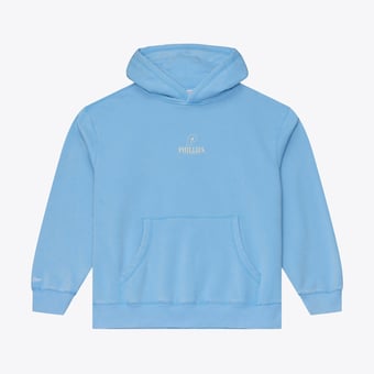 Men's Mitchell & Ness  Light Blue Philadelphia Phillies Core Essentials Fleece Hoodie