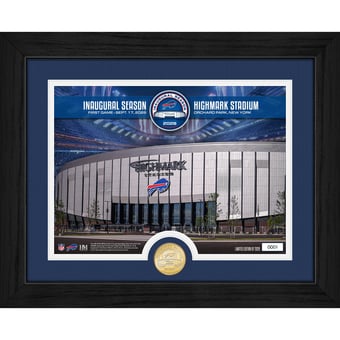 Highland Mint Buffalo Bills 2026 Limited Edition Highmark Stadium Inaugural Season Bronze Coin Photo Mint