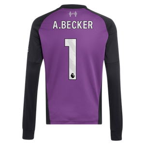 Maillot Gardien Extérieur Liverpool adidas 26/27 - Enfant - Manches longues avec flocage A.Becker 1, vue 4