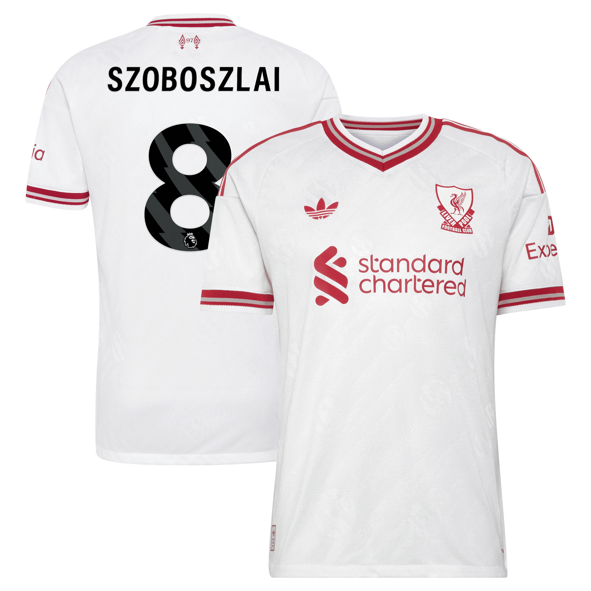 Maillot Extérieur Liverpool adidas Authentic 26/27 avec flocage Szoboszlai 8