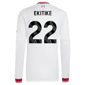Maillot Extérieur Liverpool adidas Authentic 26/27 - Manches longues avec flocage Ekitike 22, vue 4