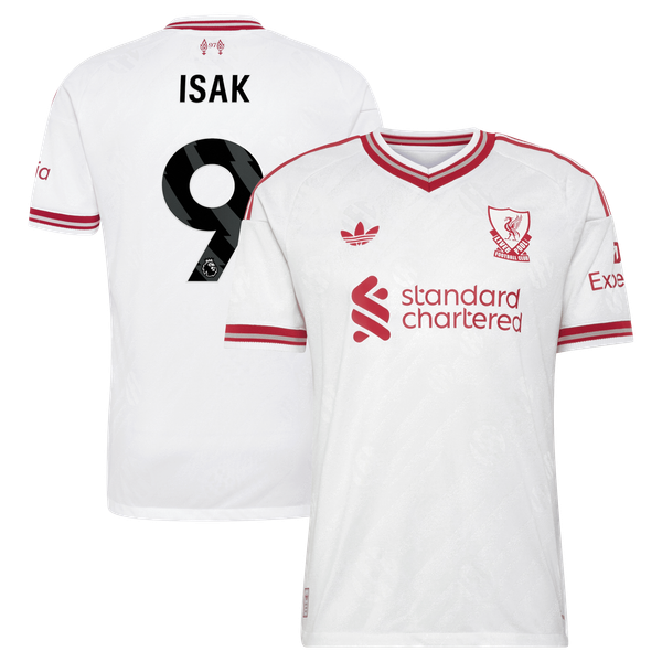 Maillot Extérieur Liverpool adidas Authentic 26/27 avec flocage Isak 9