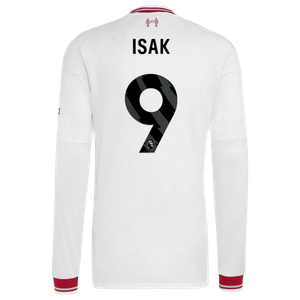 Maillot Extérieur Liverpool adidas Authentic 26/27 - Manches longues avec flocage Isak 9, vue 4