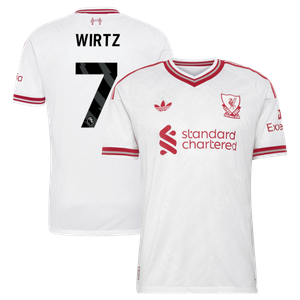 Maillot Extérieur Liverpool adidas Authentic 26/27 avec flocage Wirtz 7, vue 2
