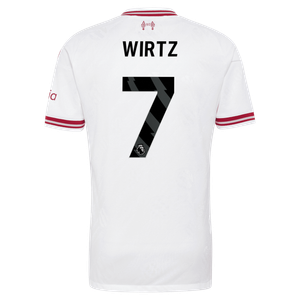 Maillot Extérieur Liverpool adidas Authentic 26/27 avec flocage Wirtz 7, vue 4