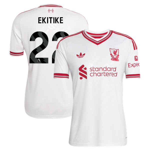 Maillot Extérieur Liverpool adidas 26/27 avec flocage Ekitike 22