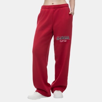 Women's ZooZatz  Crimson Alabama Crimson Tide Wordmark Fleece Sweatpants