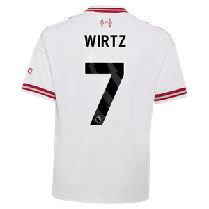 Maillot Extérieur Liverpool adidas 26/27 - Enfant avec flocage Wirtz 7, vue 4