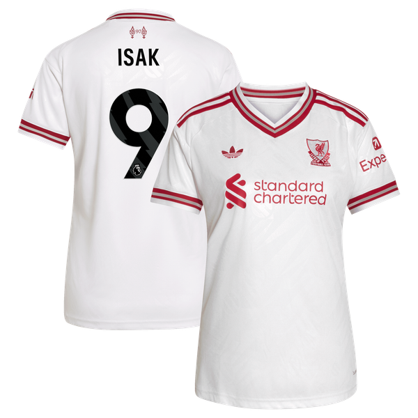 Maillot Extérieur Liverpool adidas 26/27 - Femme avec flocage Isak 9