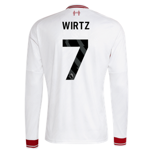 Maillot Extérieur Liverpool adidas 26/27 - Enfant - Manches longues avec flocage Wirtz 7, vue 4
