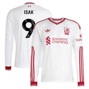 Maillot Extérieur Liverpool adidas 26/27 - Enfant - Manches longues avec flocage Isak 9, vue 2