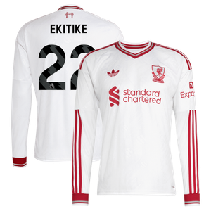 Maillot Extérieur Liverpool adidas 26/27 - Enfant - Manches longues avec flocage Ekitike 22, vue 1