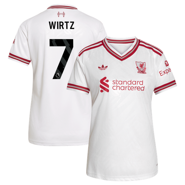 Maillot Extérieur Liverpool adidas 26/27 - Femme avec flocage Wirtz 7