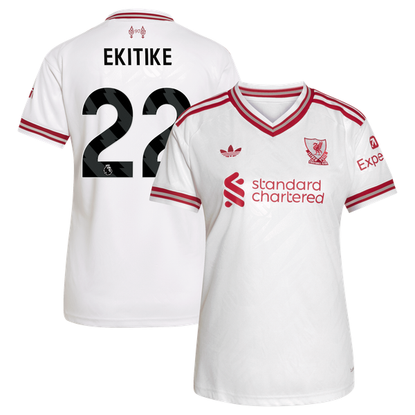 Maillot Extérieur Liverpool adidas 26/27 - Femme avec flocage Ekitike 22