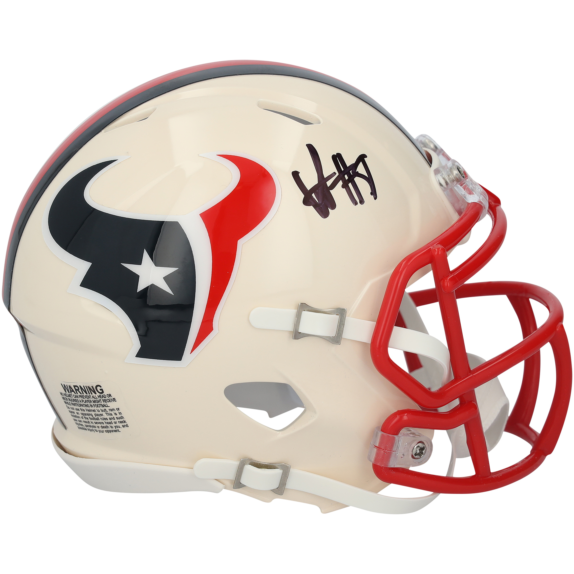 Will Anderson Jr. Houston Texans Autographed Riddell Retro Speed Mini Helmet