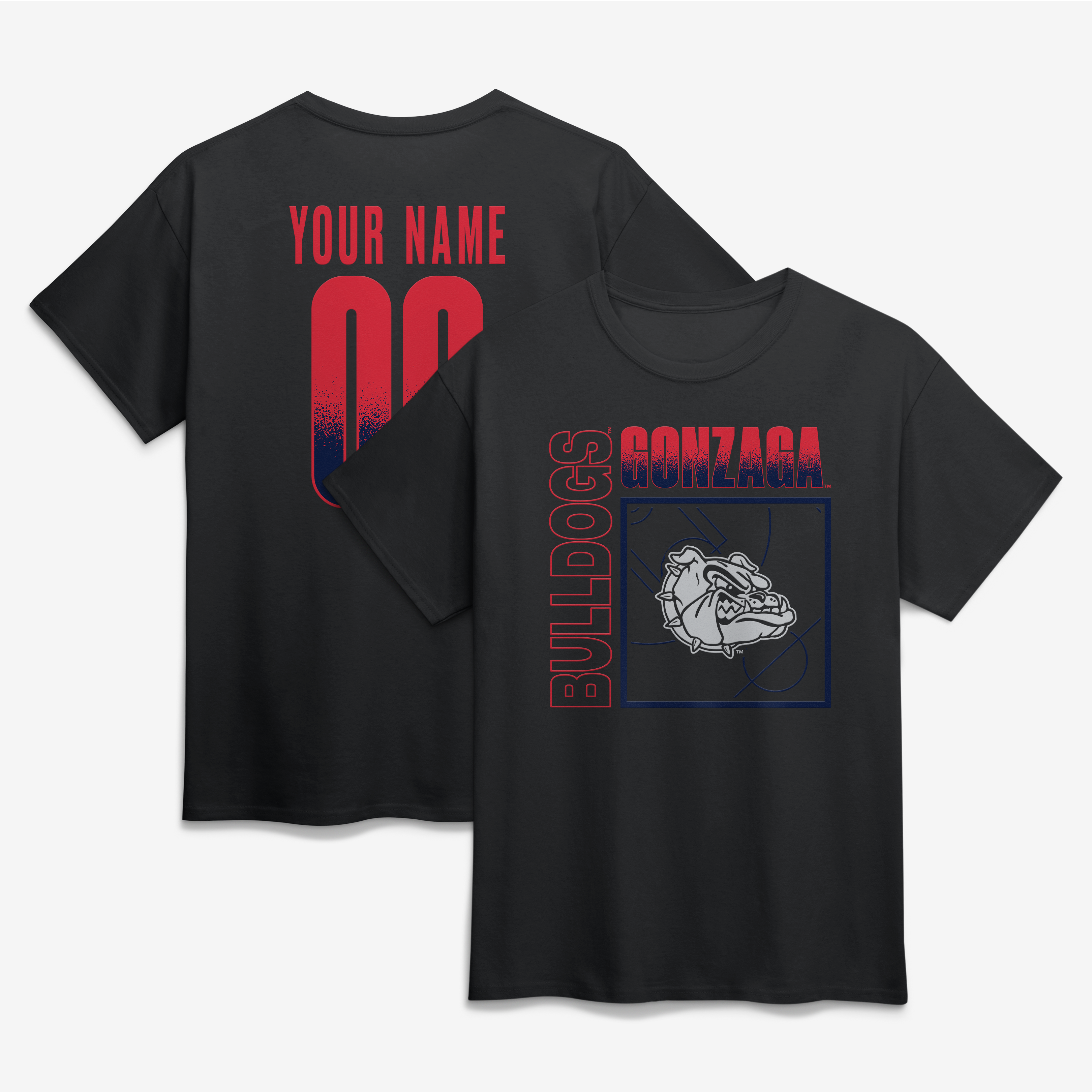 Men’s Black Gonzaga Bulldogs Big & Tall Home Court Pop Personalized Any Name & Number T-Shirt Men’s Black Gonzaga Bulldogs Big & Tall Home Court Pop Personalized Any Name & Number T-Shirt